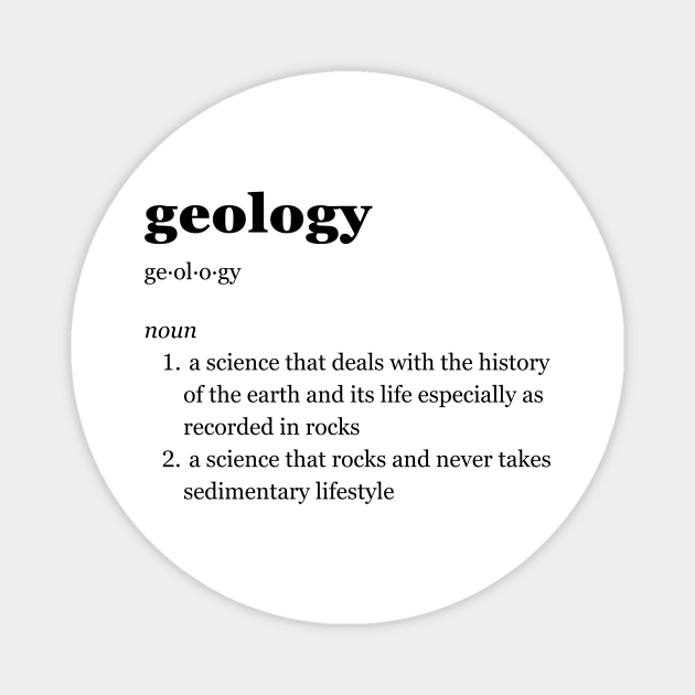 Geology Magnet by imperfectdesin